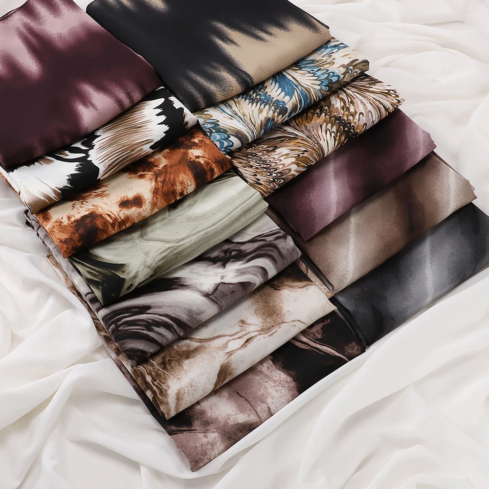 Dezenter Bedruckter Chiffon-Hijab für Frauen Tiermuster-Schal Islamischer Kopfschmuck Kopftuch Party Ramadan Eid Muslimischer Türkischer Hijab – Detail 7