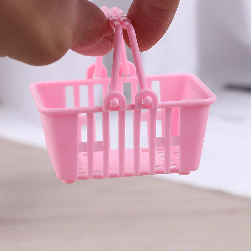 Dollhouse Miniature Shopping Basket Pretend Play Toys furniture