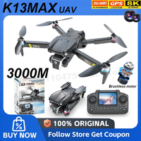 K13 MAX Drone 8K With HD Dual Camera 5G Profesional Smart Obstacle Avoidance FPV WIFI Brushless Motor aerial Quadcopter Toy Gift
