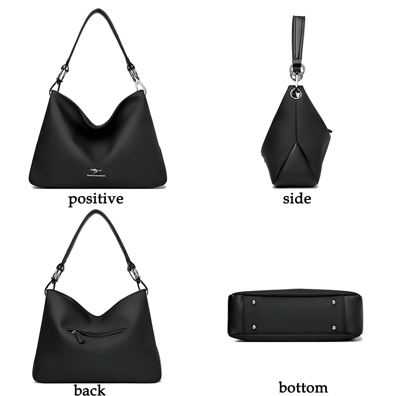 High Quality Soft Leather Ladies Shoulder Bag Fashion Trend Designer Handbag 2024 Luxury Designer Girls Bucket Bags Sac A Main