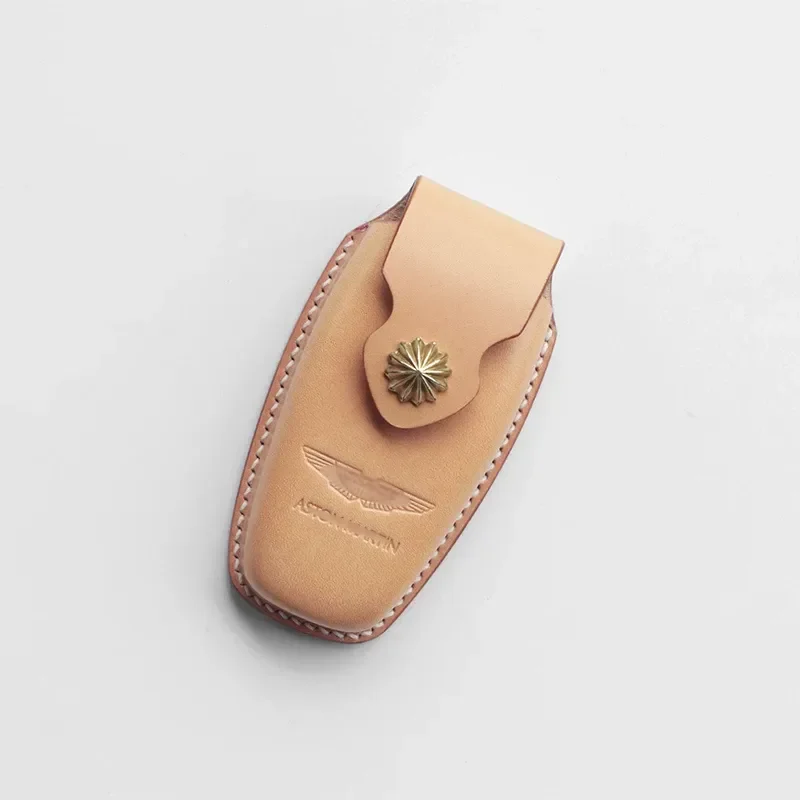 for Aston Martin DBX Leather Handmade High End Customized Key Case Simple Personality Exquisite Key Holder