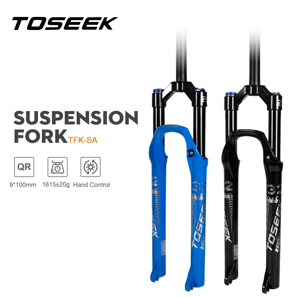 

TOSEEK TFK-SA Quick Release Magnesium Alloy MTB Bicycle Fork 27.5/ 29er Inch Mountain Bike RL120mm Air Suspension Fork