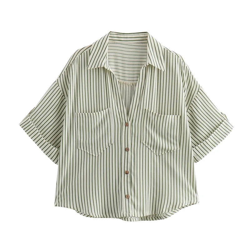 striped green