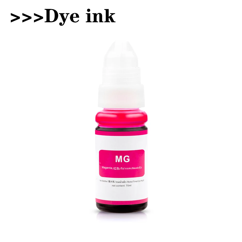 GI-490 GI-790 GI-890 Refill Dye Ink for Canon Pixma G1000 G1100 G1400 G2400 G3400 G2000 G3000 Printer