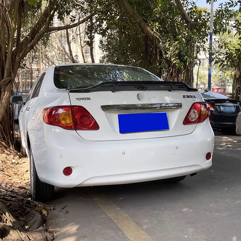 

Applicable to 07-13 model old Corolla R version large duckbill rear spoiler painted no-drill decorative part wing