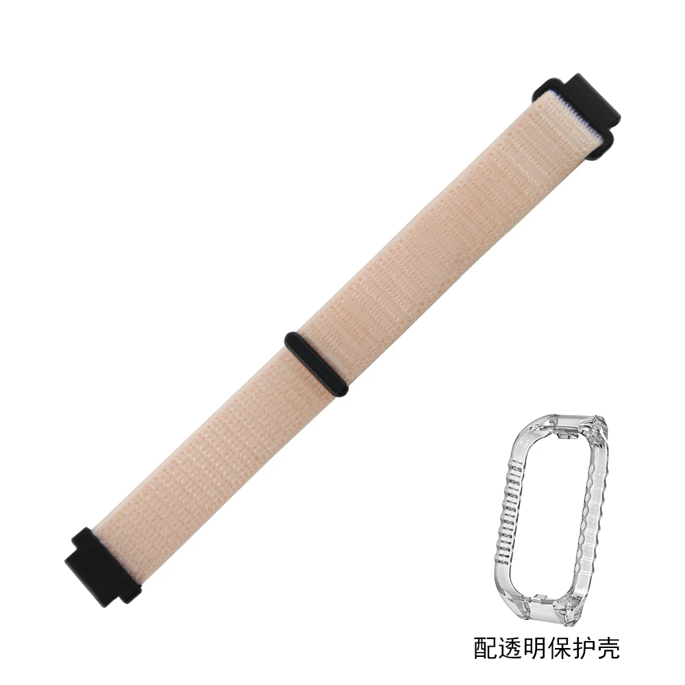 

For Redmi Band 2 Nylon Watch Strap with Protective Case Quick Release Replacement Adjustable Sport Smart Watch Band Men Women