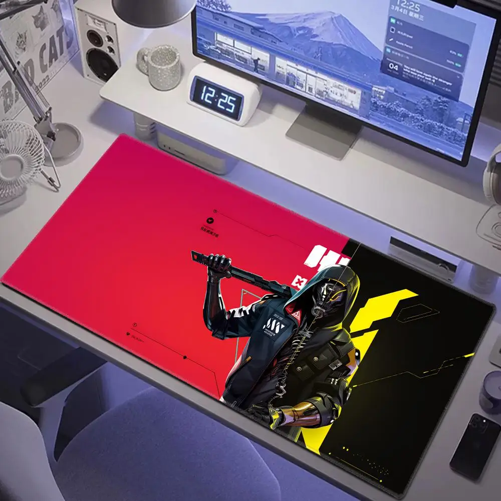 

HYBXAXC Game G-Ghostrunner-S 2 Mouse Pad Non-slip Rubber Gamer Balance Computer Mat Decoracion Deskmat Laptop Office Large