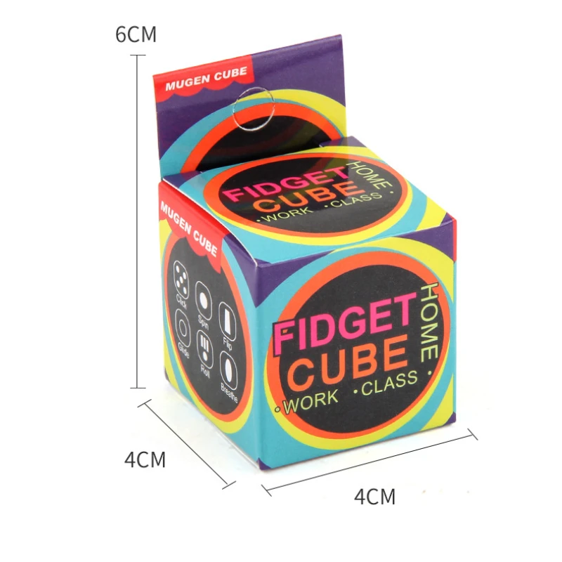 Stress Relief Cube  Infinite Fidget Toy Magic Cube for Adults Kids