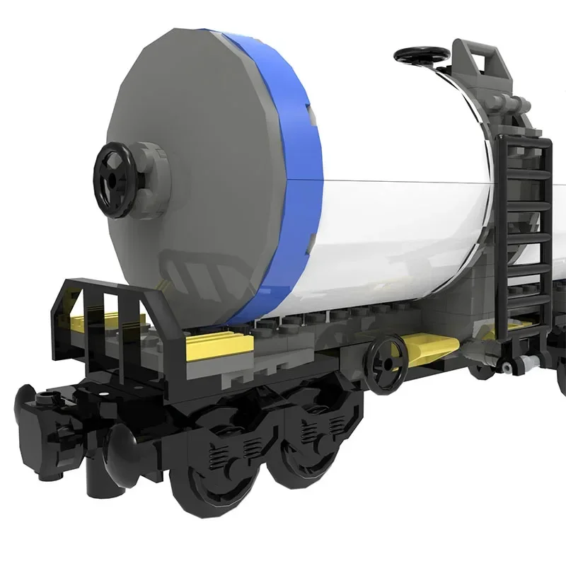 Tanker Wagon importer décennie ks Compatible D B Tous les types de train Vapeur Lomatéritive Briques Modèle MOC-23263 DIY Enfants Puzzle Jouets Cadeau