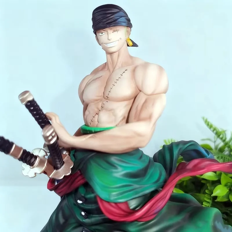 One Piece Jinshan Hill Zoro Garage Kit Modell Sammler-Actionfigur Anime Tischdekoration Geschenk für Fans und Sammler