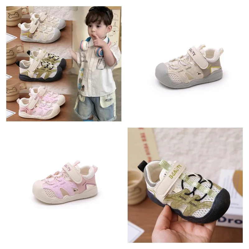 Kids Sandals Toddler Breathable Mesh Sneakers Soft Non Slip Casual Boys Girls Running Shoes Outdoor Sports Footwear Children's