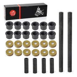Front Arm Bushing & Dust Cover Seal Caps & Shaft Collars Upper Lower Rebuild kit For YAMAHA Banshee YFZ350 Raptor 125 250 700 R