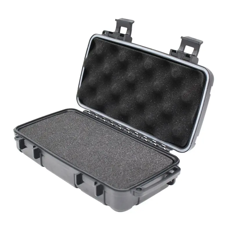 A84E-3X Waterproof Hard Carry Case Bag Tool Case With Pre-Cut Sponge Storage Box Protector Organizer Hardware Toolbox