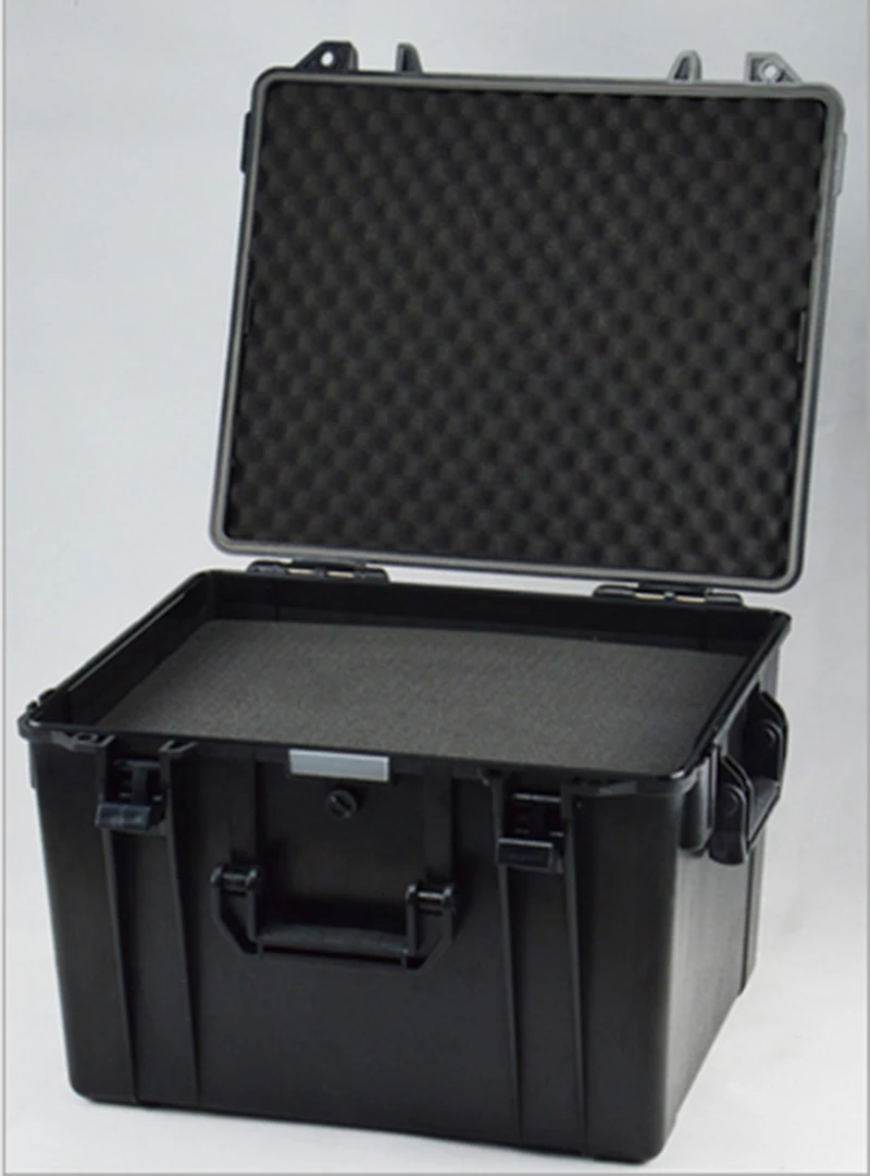 Maleta de almacenamiento protectora ABS, caja de herramientas de clasificación sellada, caja de seguridad impermeable, equipo de cámara con espuma