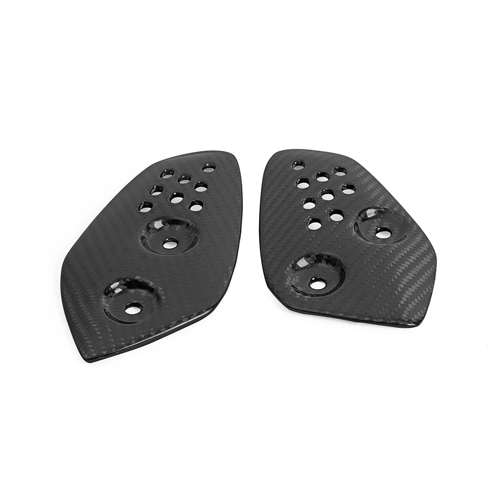Per YAMAHA MT07 FZ07 2014-2023 MOTO4U Accessori moto in fibra di carbonio Protezione pedale Protezione pedale posteriore Piastra tallone decorativa