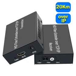 3Km HDMI Fiber Extender over SC Fiber Optical Cable 1080P 20Km HDMI Extender over Fiber Optic Transceiver Video Audio Extension