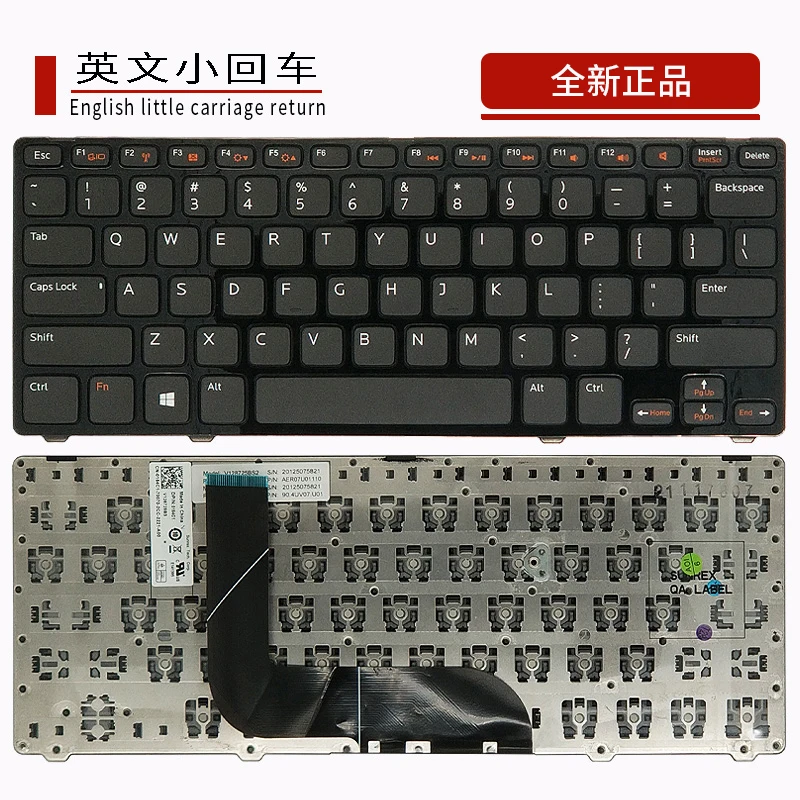 Teclado Notebook para Dell, INSPIRON 14Z-5423 5323 V3360 P31G P35G