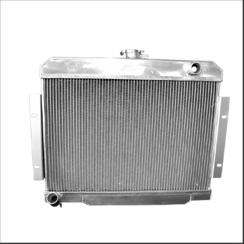 Aluminum Radiator For Jeep Willys CJ Series CJ5 CJ6 CJ7 l6 V8 3.8/4.2/5.0L 1970-1985 1971 1972 1973 1974 1975 1976 1977 1978