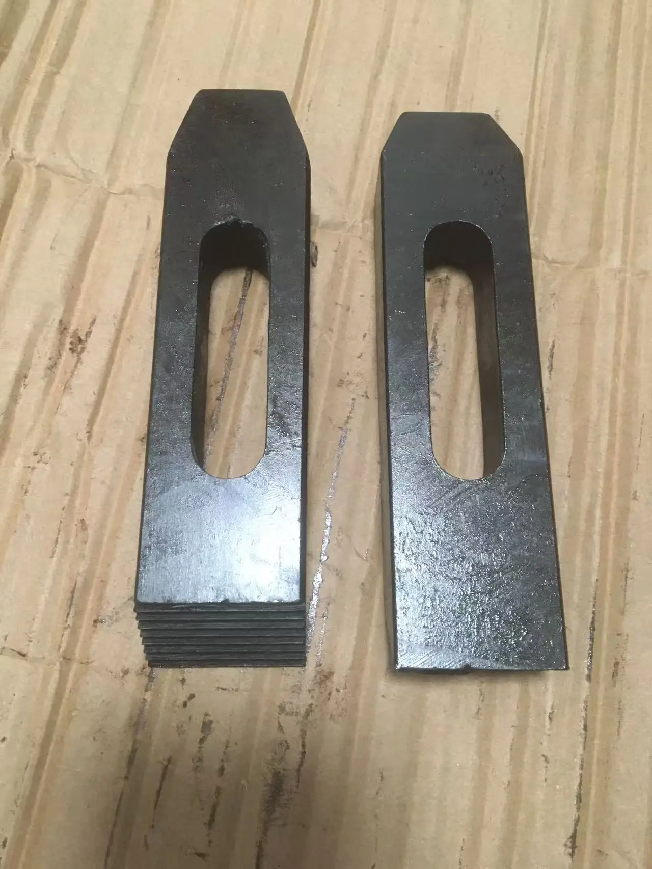 Step clamp M8 M10 M12 M16 straight tooth clamp block Pressing Plate black oxide finish heat treated 45#steel 10.9 Lever