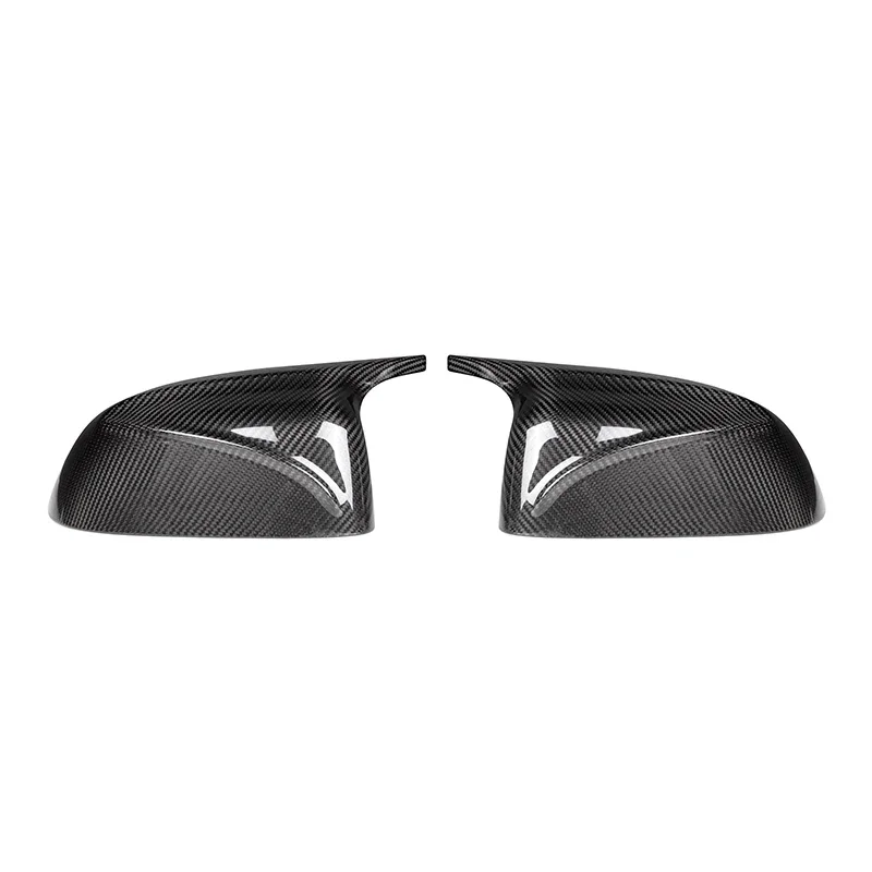Upgraded versionDry Carbon Fiber M Style Side Mirror Cover for   G01 G02 G05 G06 G07 2018+  Replacement Rearview Mirror Cover