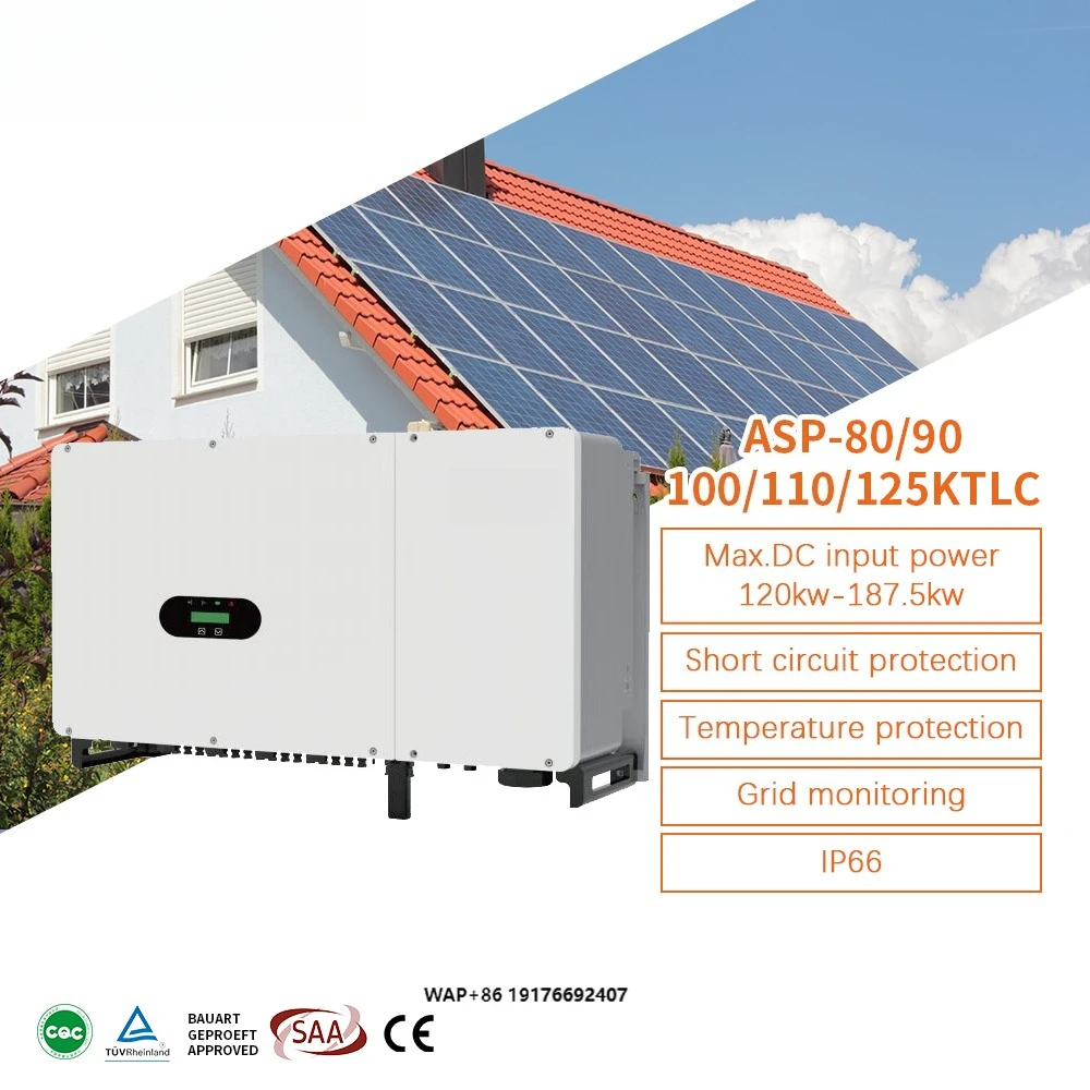 

GreenPower Ip66 80kw 90kw 100kw 110kw 125kw Three Phase Solar Power Inverter Output on Grid Solar Inverter