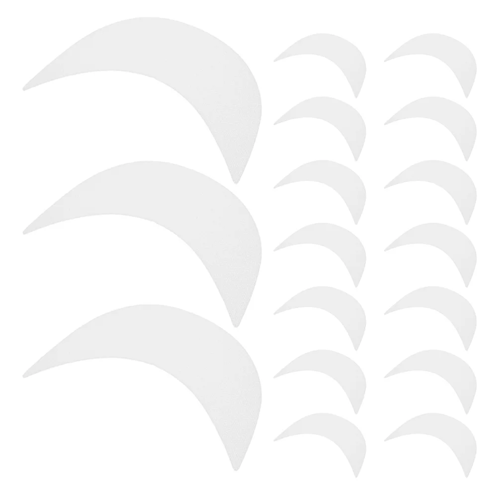 

20Pcs Hat Brim Liners Breathable Plastic Insert for Hat Shape Retention Full Face Sun Protection DIY Cap Visor Replacement