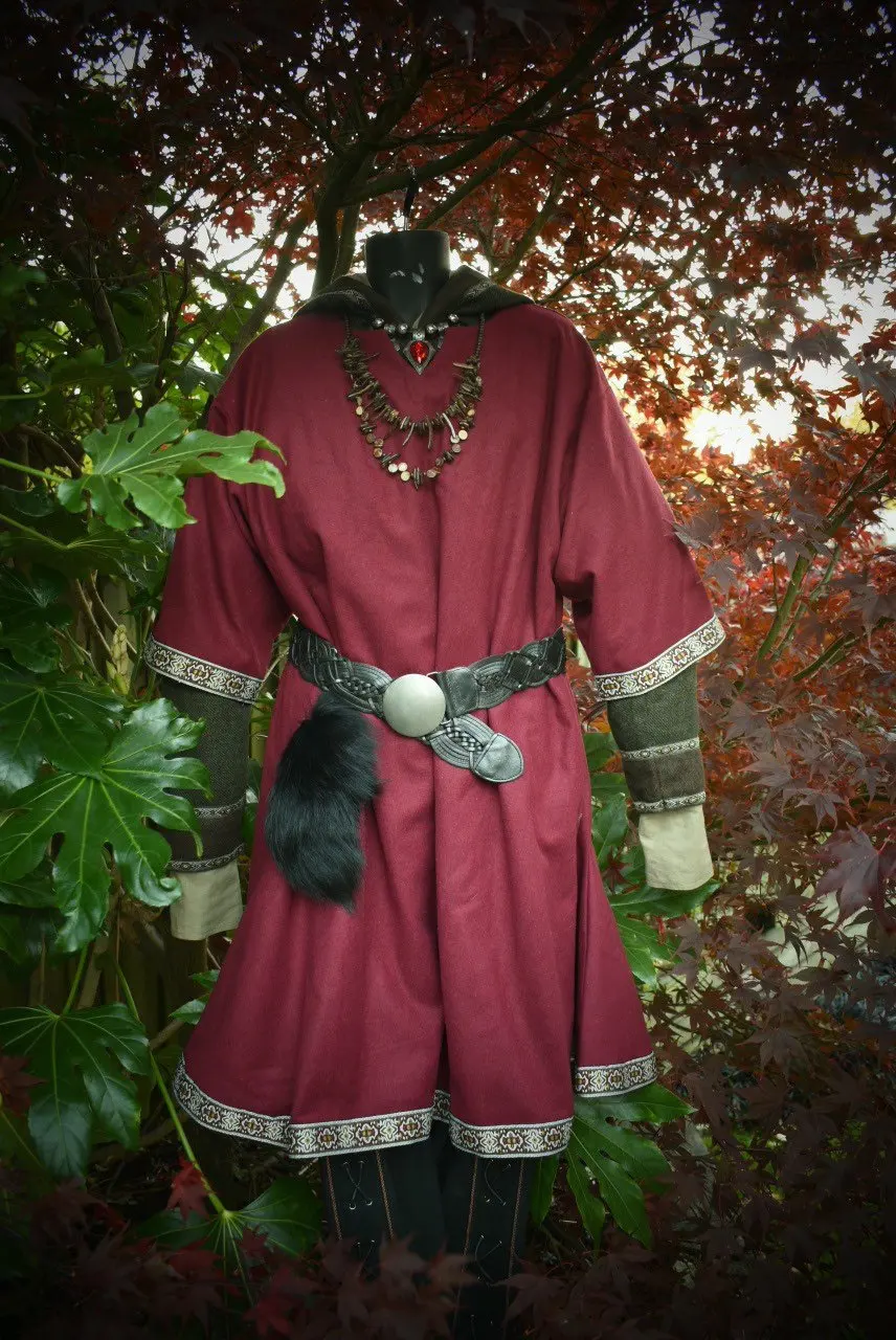 Disfraz de caballero Medieval para hombre adulto, Túnica verde, ropa de hombre adulta, Vikingo, Pirata, Saxon, LARP, Top