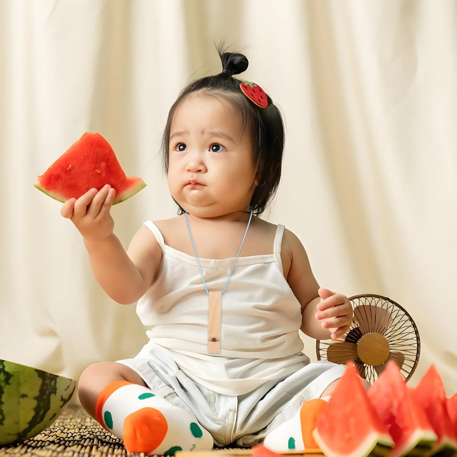 

2Pcs Mini Wooden Whistles for Kids DIY Creative Paintable Set Neck Strap Birthday Party Music Learning Play Kid Whistle