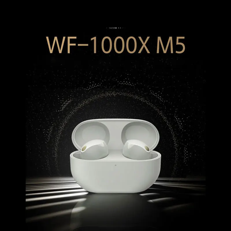 ソニー-Bluetooth 5.3ワイヤレスヘッドセット,ハイレゾイヤホン,ldac,sbc,デュアル接続,ipx4,100% オリジナル,WF-1000XM5