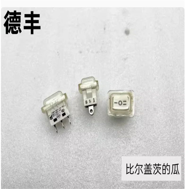 2 PCS Hong Kong Dongfeng DEFOND15A 125VAC 7.5A 250VAC 3-speed rocker switch