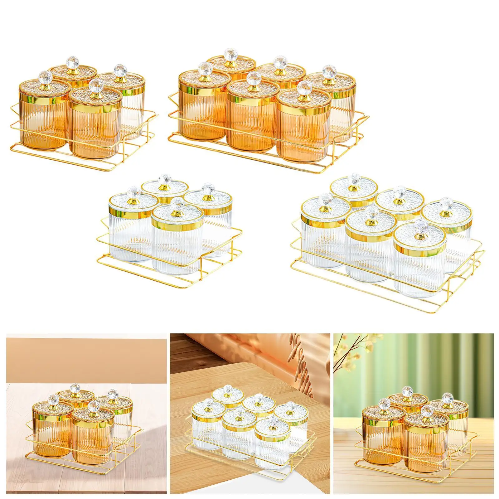 

Набор разделенных банок с орехами, многоцелевой декоративный набор для гостиной на свадьбу