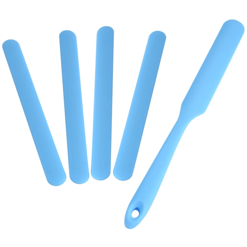 AD23-Набор силиконовых мерных стаканчиков для эпоксидной смолы, чашка для смешивания 600 и 100 мл, силиконовая лопаточка, перчатки из эпоксидной смолы, легко чистится