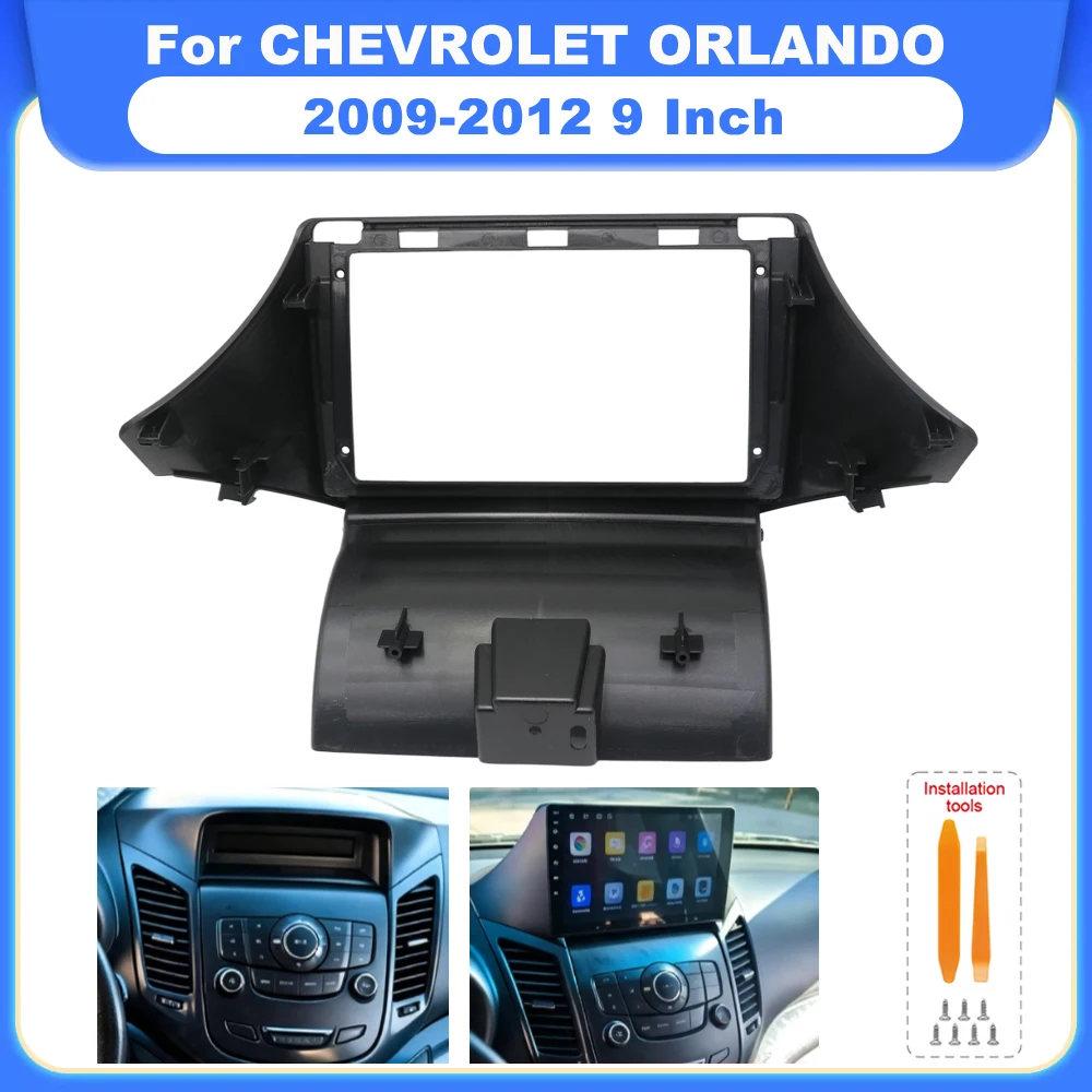 9 Inch Android Car Radio Stereo Frame Canbus Harness Dashboard Cable Navigation Accessories For CHEVROLET ORLANDO 2009‑2012