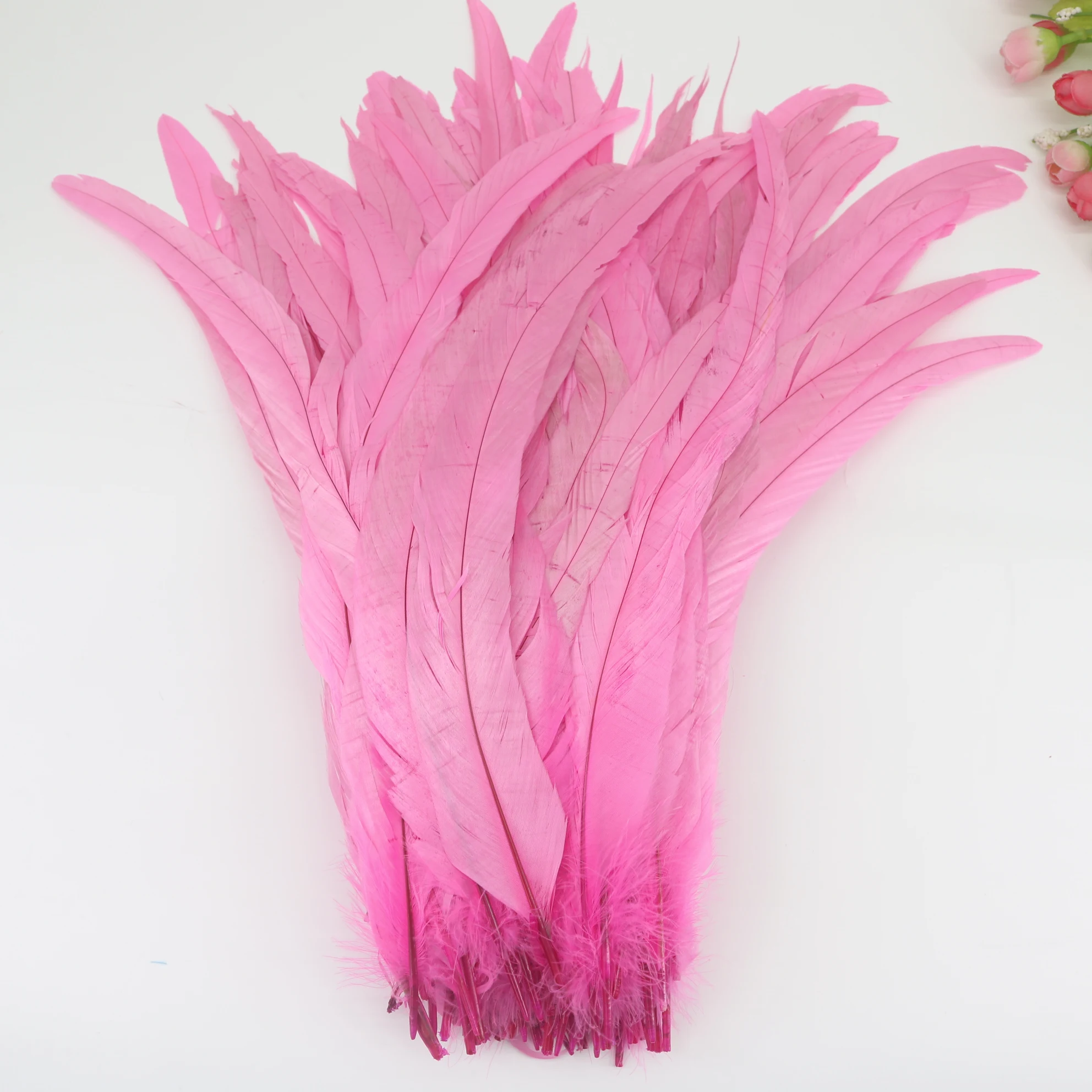 50pcs/lot Rooster Feathers Carnival Feathers for Decoration 25-40cm and Accessories for the Table Sewing Chicken Feather Dress