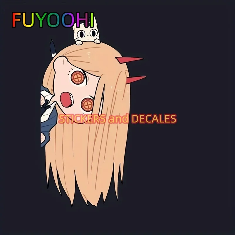 

FUYOOHI мультяшная автомобильная наклейка аниме человек наклейка для мотоцикла персонализировать свою езду с наклейками на автомобиль