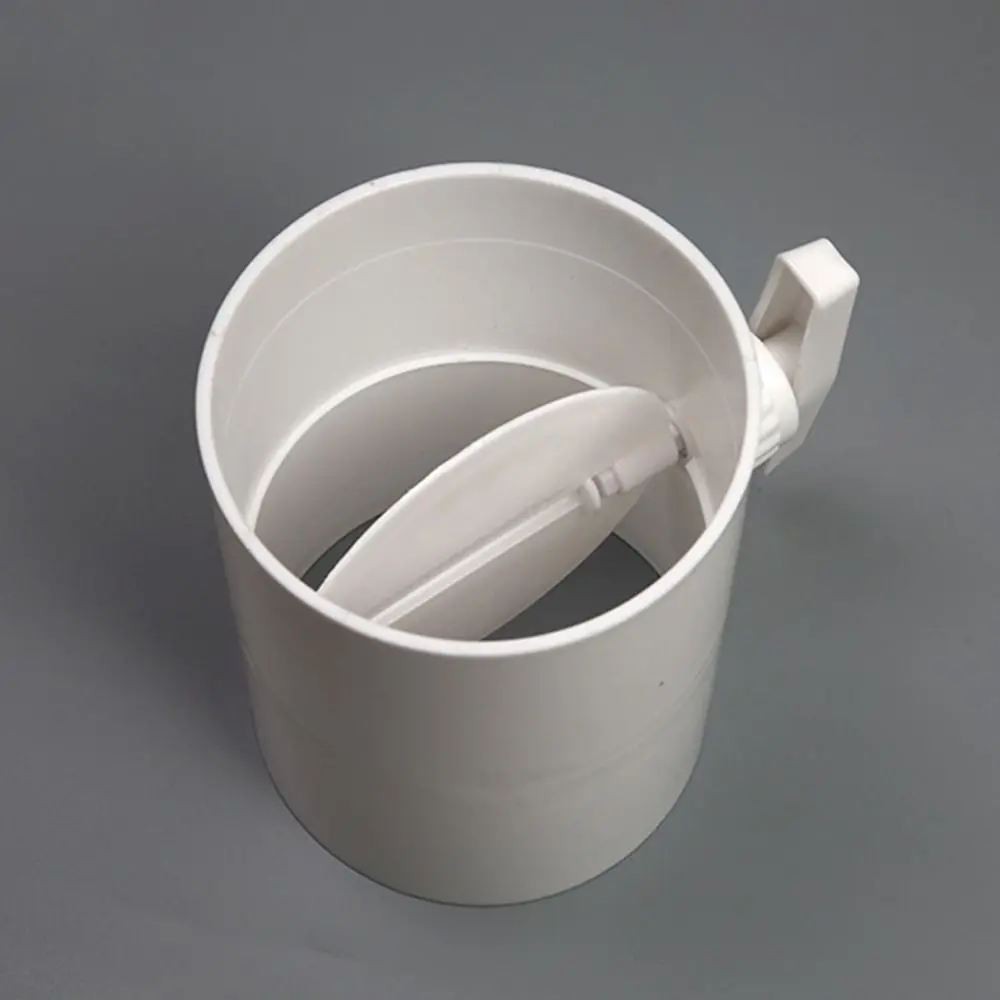 Portable PVC Air Valve Round Manual Regulating Valve 75/110/150/160/200mm Check Valve Home
