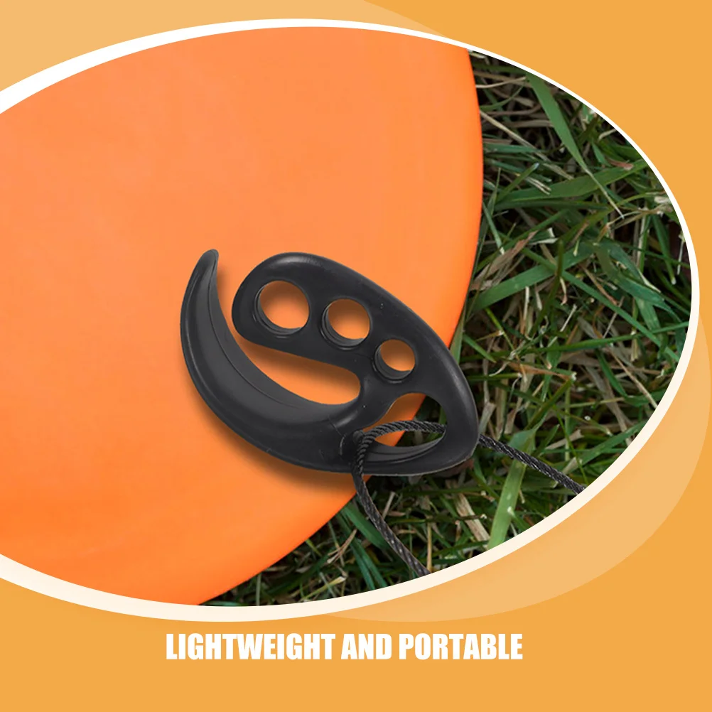 Flying Disc Clamp Lichtgewicht plastic clip voor buitenactiviteiten Duurzame schijfhouder met kabel Draagbare gespclips Sport