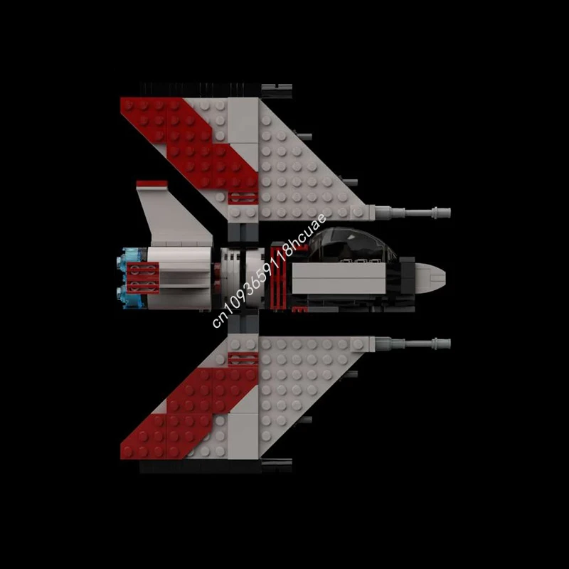 286 pçs moc starfighter nan modelo blocos de construção ideia arquitetura tijolo modular montar brinquedos diy presentes natal