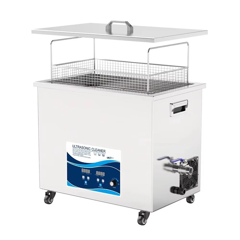 38L Digital Ultrasonic Washer Industrial Electric Power Adjustable 28KHz For Engine Parts & Musical Instrument Cleaning