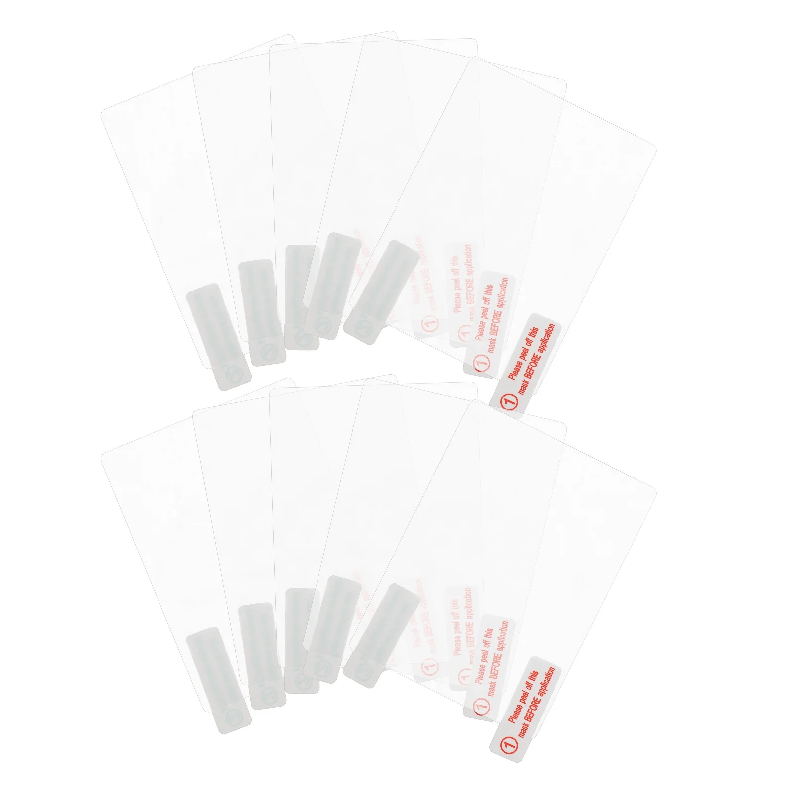 

10pcs Electrostatic Stickers For Car Windshield High-Temperature Resistant Thickened Transparent Film For Dash Cam Clear Static