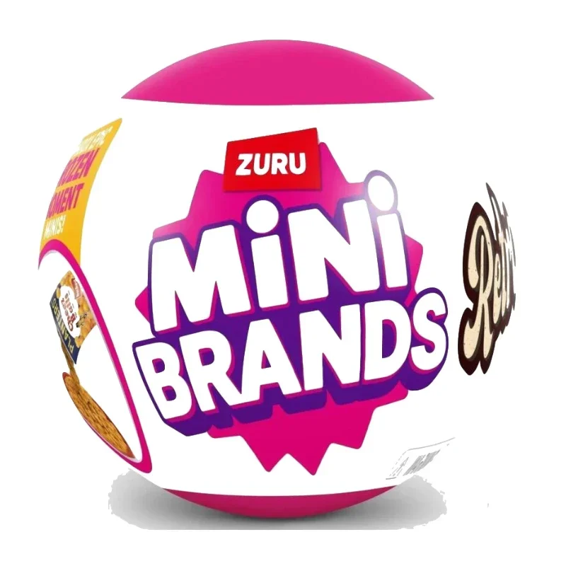 New Zuru Mini Brands Retro Nostalgic Retro Ball Toys Hobbies Holiday Gifts for Children