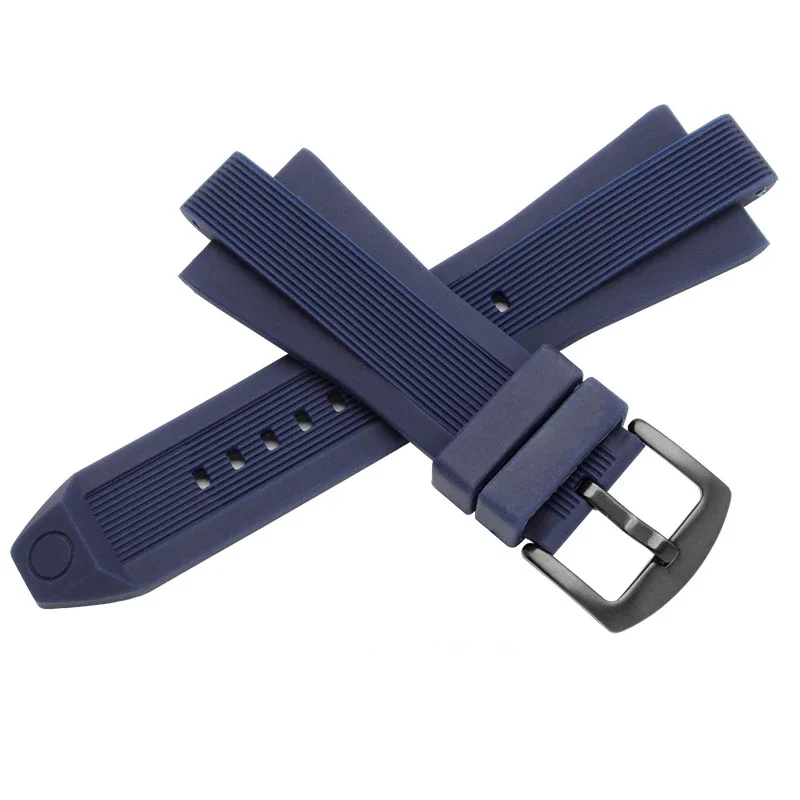 마이클 코어스 시계줄 실리콘 시계 스트랩 MK 8184 8729 9020 MK8152 MK9020 9026 8296 8445 남성용 블루 블랙 시계줄 29x13mm