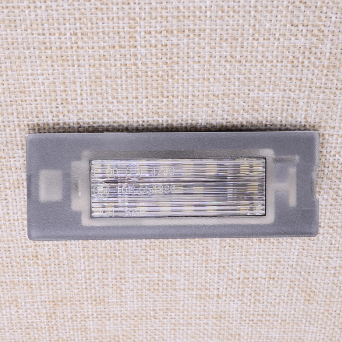 New 2Pcs 12V LED License Number Plate Lights Lamps Fit for Fiat Panda Mk3 Type 169 Mk4 Type 312/319