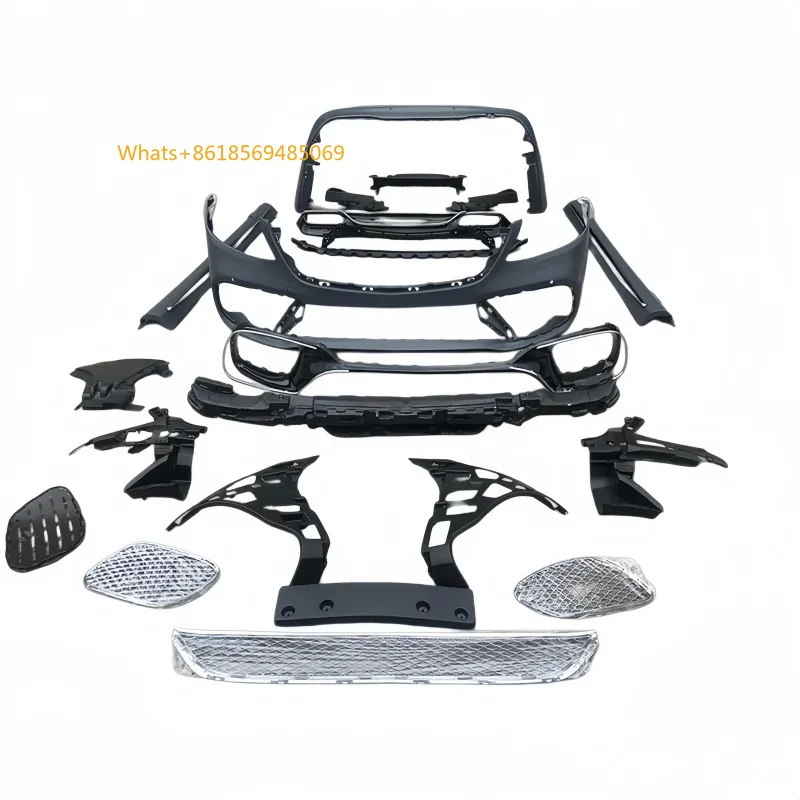 Suitable 14-20  S-Class W222 S320/S400/S450 Modification S63/S65 Molded PP  Body Kit