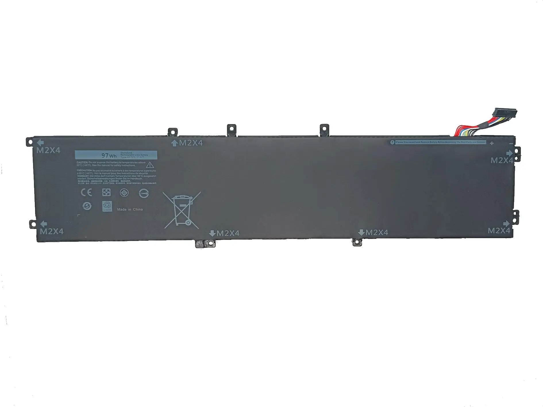 

KYTD 6GTPY Laptop Battery for Dell XPS 15 9560/9570/9550/7590 Precision 5520/5530 Vostro 7500 5XJ28 i7-7700HQ 5D91C GPM03 4GVGH