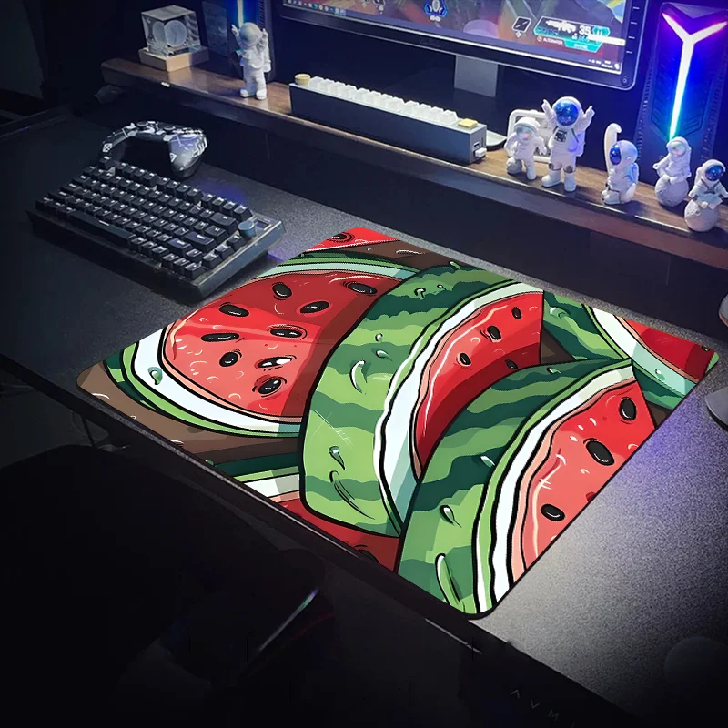 Summer colorful fruit lemon watermelon mouse pad Office games cartoon mouse pad Computer desk mat waterproof desktop decoration