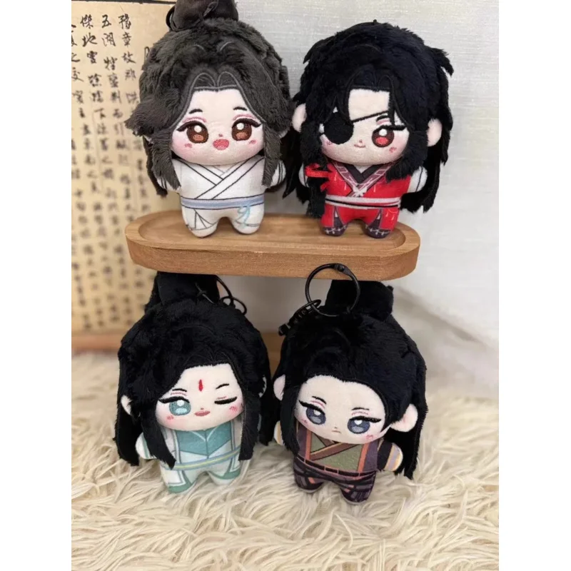 Game Tian Guan Ci Fu Cosplay Hua Cheng Xie Lian Shi Qingxuan He Xuan Adorable 10cm Knapsack Pendant Keychain Gifts