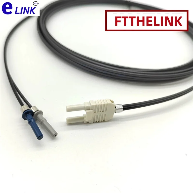 

Duplex fiber optic jumper 2pcs HFBR-4506Z BROADCOM Anhuagao dual core cable 1-20m 10m 5m FTTH ELINK