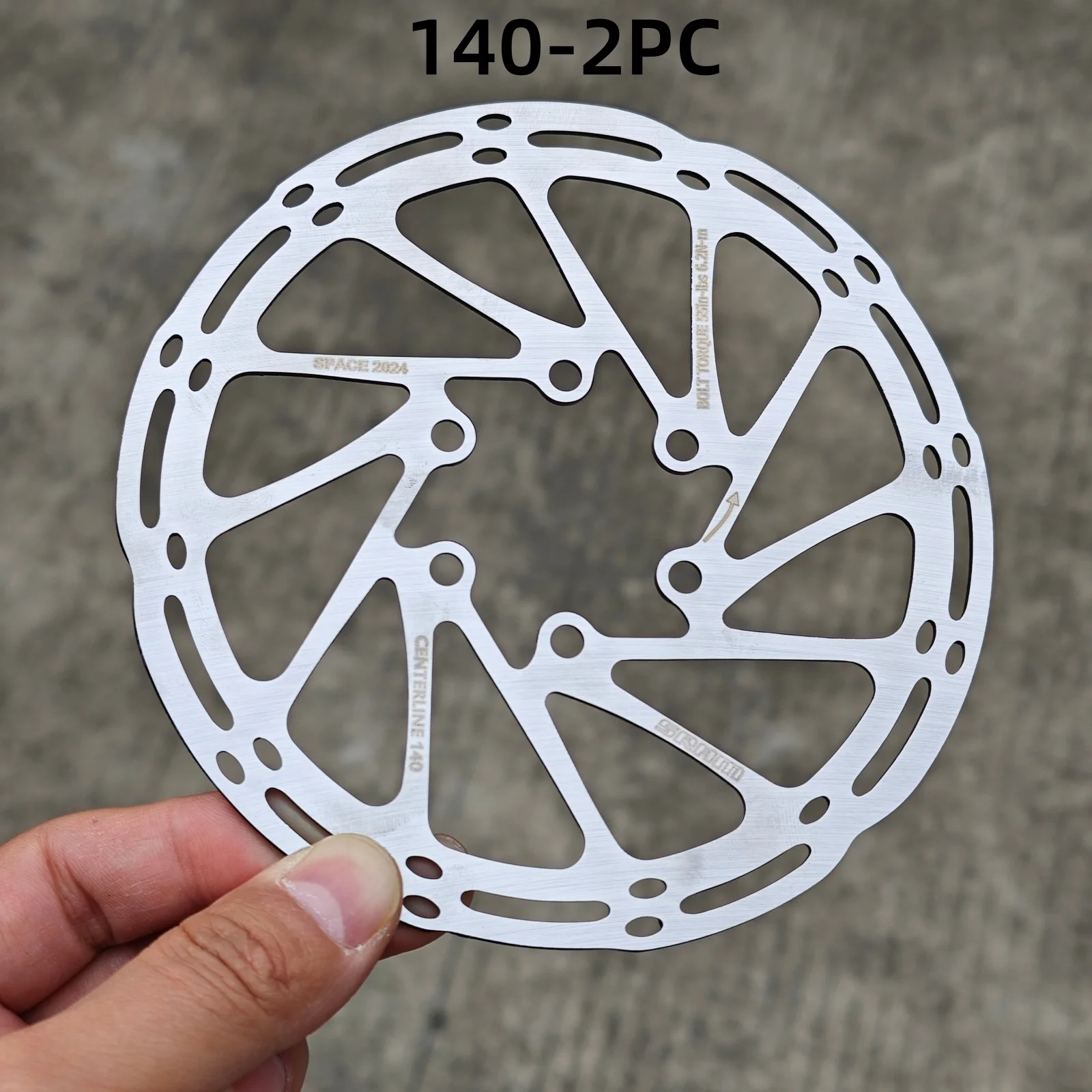 MTB-Bremsrotor 140mm für SRAM Centerline Rotor Rennrad Hydraulische Scheibenbremse Rotor 160mm 180/203mm Mountainbike-Teil
