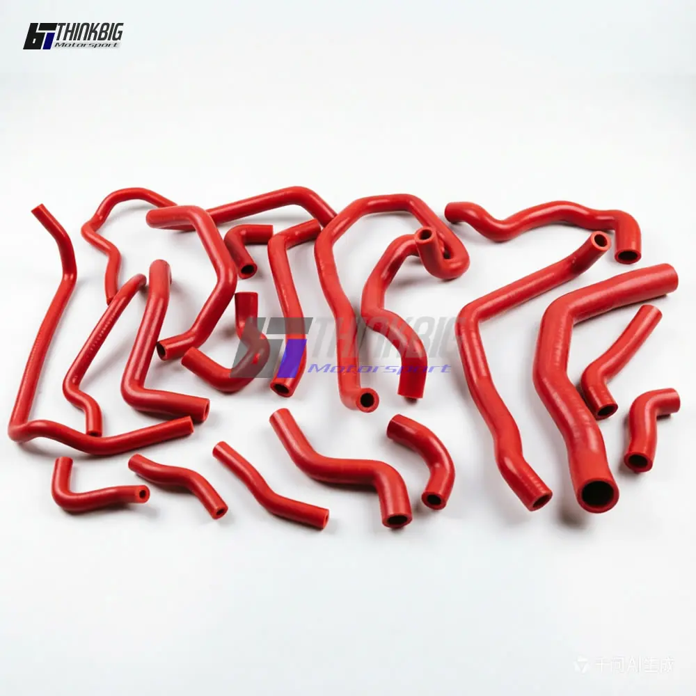Silicone Radiator Hose Kit For 2013-2020 VW Golf MK7 MK7.5 GTI R 2.0 TSI EA888-III (19 Pieces)